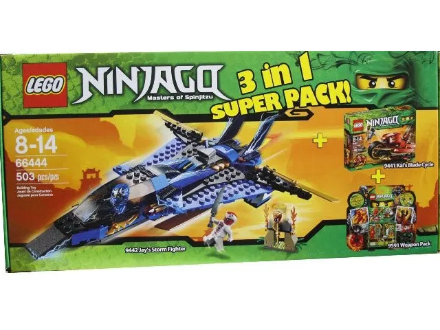 NINJAGO Bundle Pack, 3 in 1 Super Pack! (Sets 9441, 9442, and 9591)