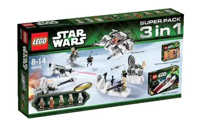 Star Wars Bundle Pack, Super Pack 3 in 1 (Sets 75000, 75003, and 75014)