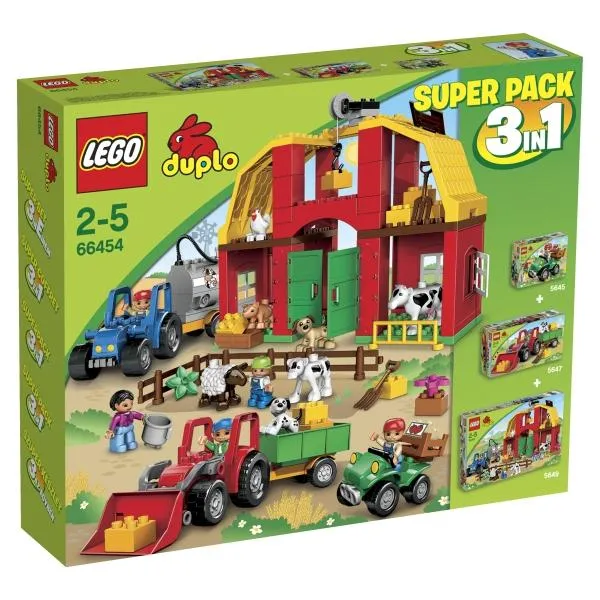 DUPLO Bundle Pack, Super Pack 3 in 1 (Sets 5645, 5647, and 5649)