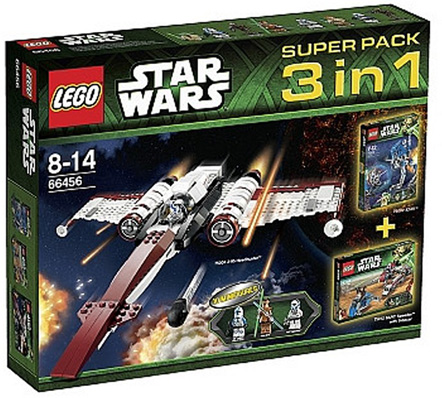 Star Wars Bundle Pack, Super Pack 3 in 1 (Sets 75002, 75004, and 75012)