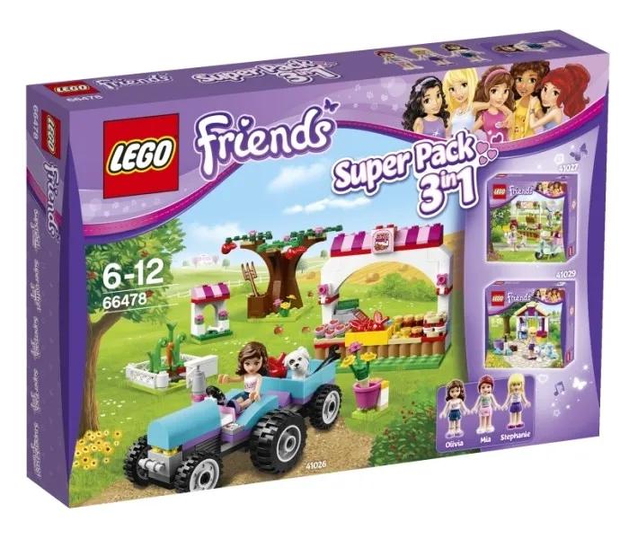 Friends Bundle Pack, Super Pack 3 in 1 (Sets 41026, 41027, and 41029)