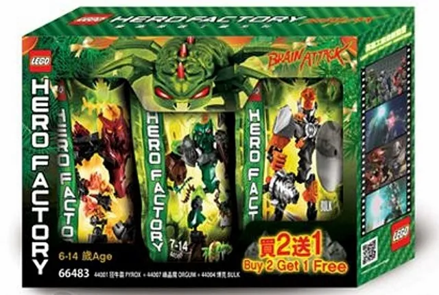 Hero Factory Bundle Pack (Sets 44001, 44004, and 44007)