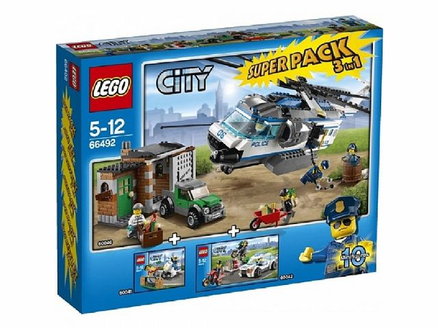 City Bundle Pack, Super Pack 3 in 1 (Sets 60041, 60042, and 60046)