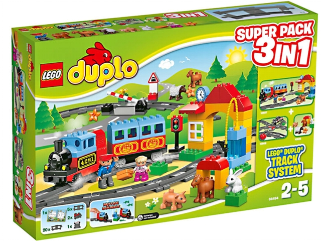 DUPLO Bundle Pack, Super Pack 3 in 1 (Sets 10506, 10507, and 10522)