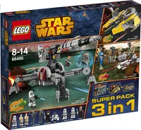 Star Wars Bundle Pack, Super Pack 3 in 1 (Sets 75037, 75038, and 75045)