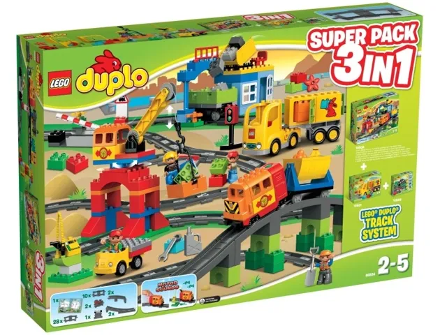 DUPLO Bundle Pack, Super Pack 3 in 1 (Sets 10506, 10508, and 10601)