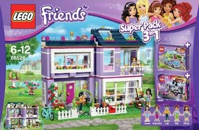 Friends Bundle Pack, Super Pack 3 in 1 (Sets 41091, 41095, and 41103)
