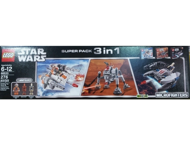 Star Wars Bundle Pack, Super Pack 3 in 1 (Sets 75073, 75074, and 75077)