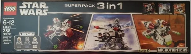 Star Wars Bundle Pack, Super Pack 3 in 1 (Sets 75072, 75075, and 75076)