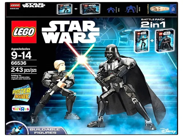 Star Wars Bundle Pack, Battle Pack 2 in 1 (Sets 75110 and 75111)