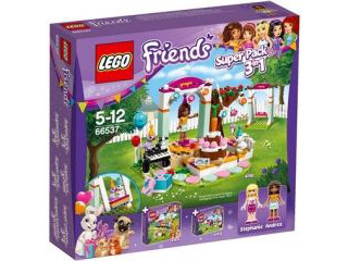 Friends Bundle Pack, Super Pack 3 in 1 (Sets 41110, 41111, and 41112)