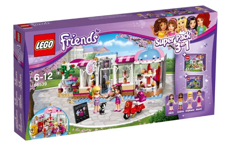 Friends Bundle Pack, Super Pack 3 in 1 (Sets 41110, 41116, and 41119)