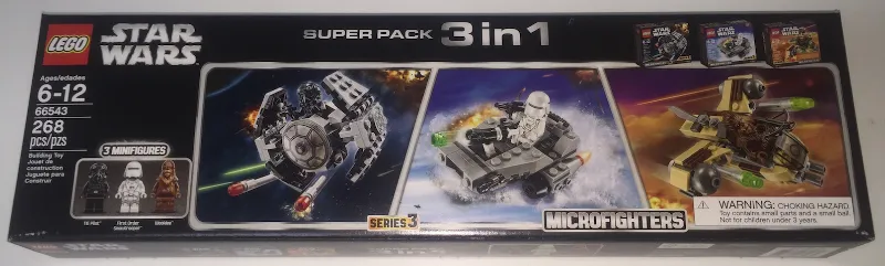 Star Wars Bundle Pack, Super Pack 3 in 1 (Sets 75126, 75128, and 75129)