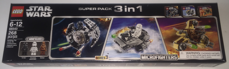 Star Wars Bundle Pack, Super Pack 3 in 1 (Sets 75126, 75128, and 75129)