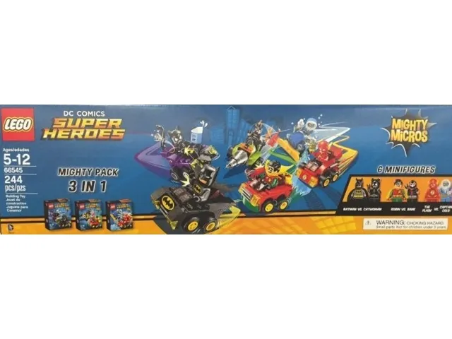 Super Heroes Bundle Pack, Mighty Micros, Mighty Pack 3 in 1 (Sets 76061, 76062, and 76063)