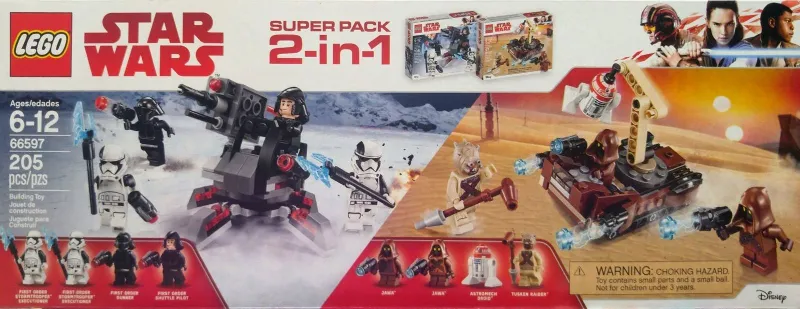 Star Wars Bundle Pack, Super Pack 2-in-1 (Sets 75197 and 75198)
