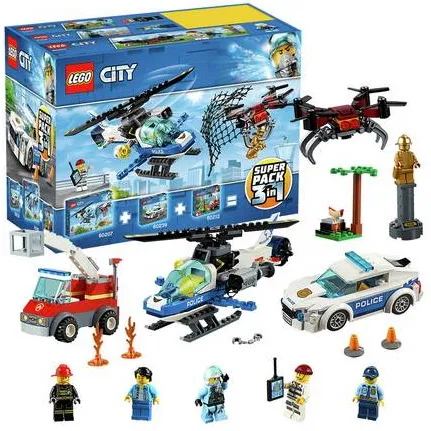 City Bundle Pack, Super Pack 3 in 1 (Set 60207, 60212, and 60239)