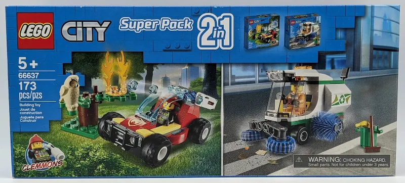 City Bundle Pack, Super Pack 2 in 1 (Sets 60247 and 60249)