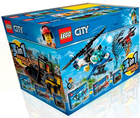 City Bundle Pack, 3 in 1 (Sets 60207, 60213, and 60219)