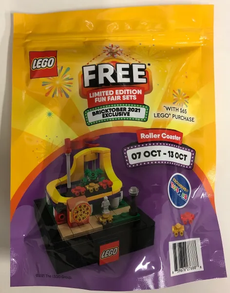 Bricktober Fairground Set 2/4 - Roller Coaster (2021 Toys "R" Us Exclusive) {Canadian Release}