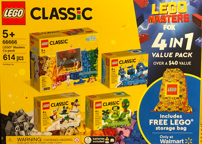 Classic Bundle Pack, 4 in 1 Value Pack (Sets 11006, 11007, 11009, and 11012 with Gear 100340000) - LEGO Masters Co-pack