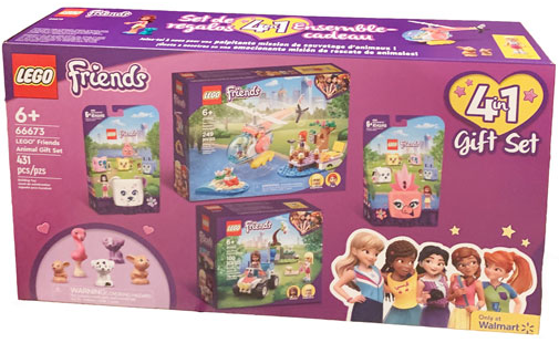 Friends Bundle Pack, 4 in 1 Gift Set (Sets 41442, 41662, 41663, and 41692) - LEGO Friends Animal Gift Set