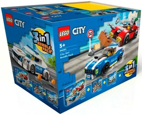City Bundle Pack, 3 in 1 (Sets 60239, 60241, and 60242)
