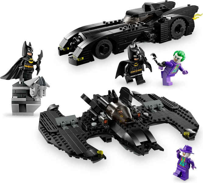Super Heroes Bundle Pack, Batman, 3 in 1 Gift Set (Sets 30653, 76224, and 76265) - Batman vs. The Joker Gift Set