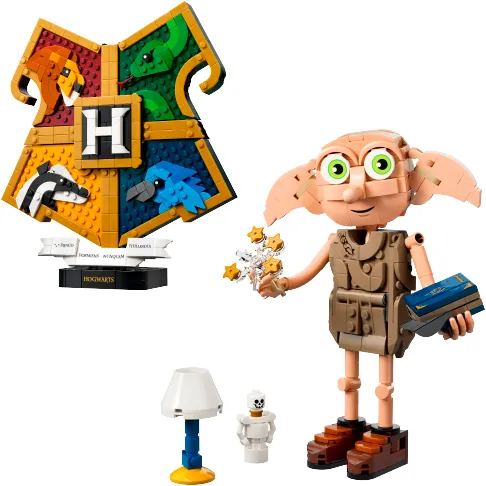 Harry Potter Bundle Pack (Sets 76462 and 76469) - Hogwarts Crest and Dobby Collector's Set