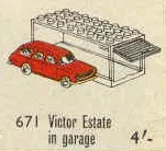 1:87 Vauxhall Victor Estate with Garage