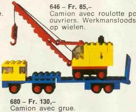 Low-Loader and Crane