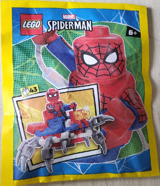 Spider-Man with Spider-Crawler paper bag