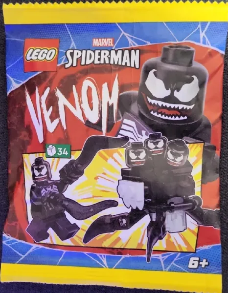 Venom with Symbiote Creature paper bag