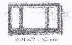 Individual 1 x 6 x 3 3-Pane Window (with glass)