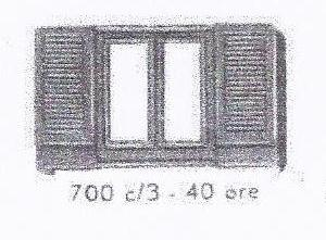 Individual 1 x 6 x 3 Shutter Window (with glass)