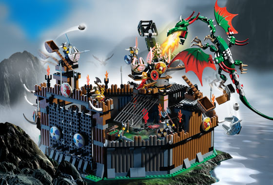 Viking Fortress against the Fafnir Dragon