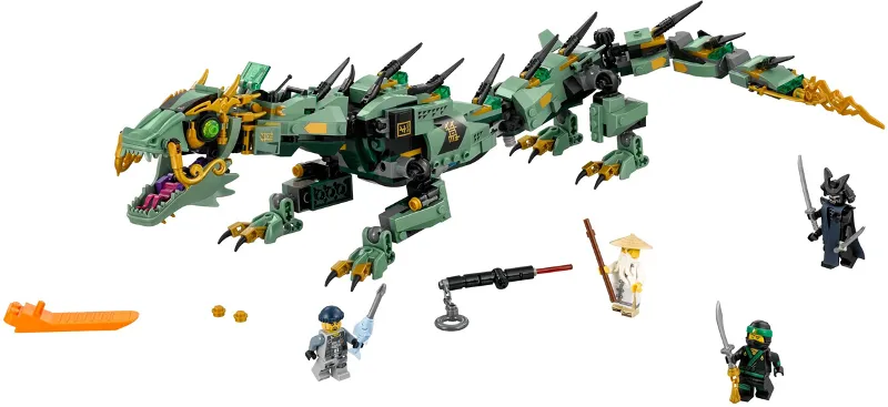 Green Ninja Mech Dragon