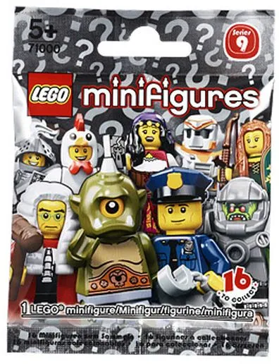Minifigure, Series 9 (Complete Random Set of 1 Minifigure)