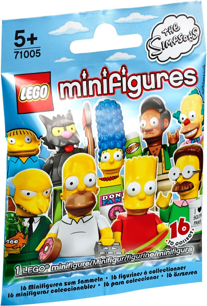 Minifigure, The Simpsons, Series 1 (Complete Random Set of 1 Minifigure)