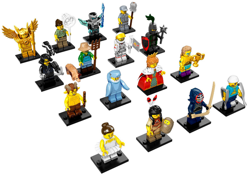 Minifigure, Series 15 (Complete Series of 16 Complete Minifigure Sets)