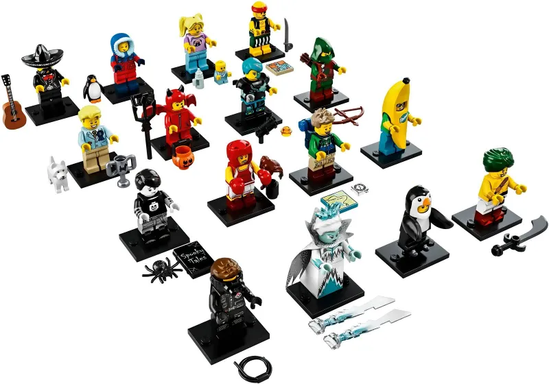 Minifigure, Series 16 (Complete Series of 16 Complete Minifigure Sets)