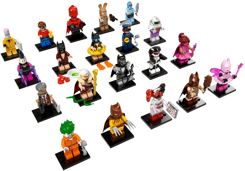 Minifigure, The LEGO Batman Movie, Series 1 (Complete Series of 20 Complete Minifigure Sets)