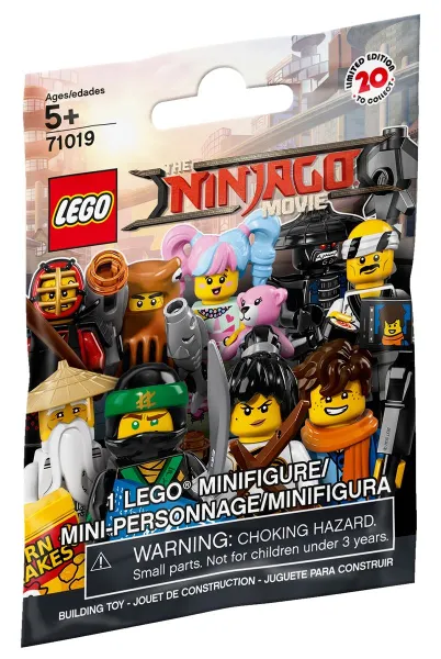 Minifigure, The LEGO Ninjago Movie (Complete Random Set of 1 Minifigure)