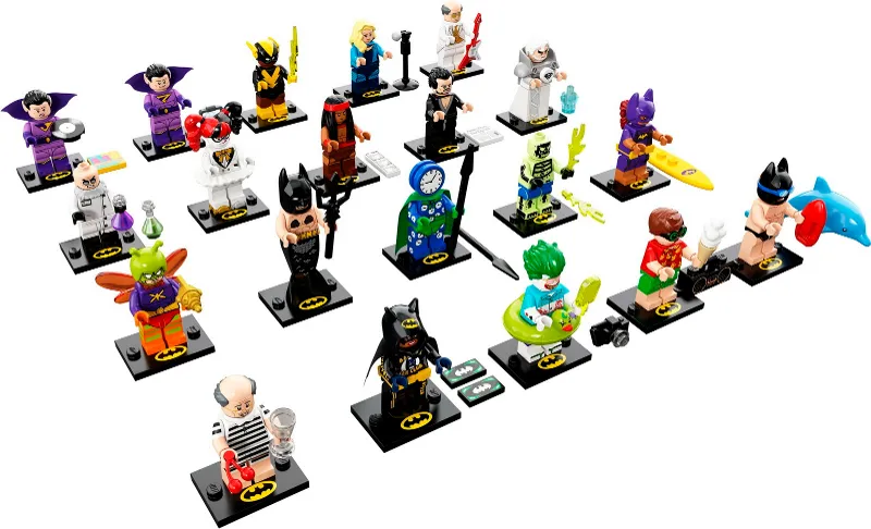 Minifigure, The LEGO Batman Movie, Series 2 (Complete Series of 20 Complete Minifigure Sets)