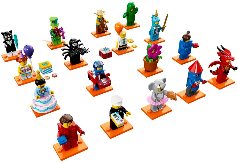 Minifigure, Series 18 (Complete Series of 17 Complete Minifigure Sets)