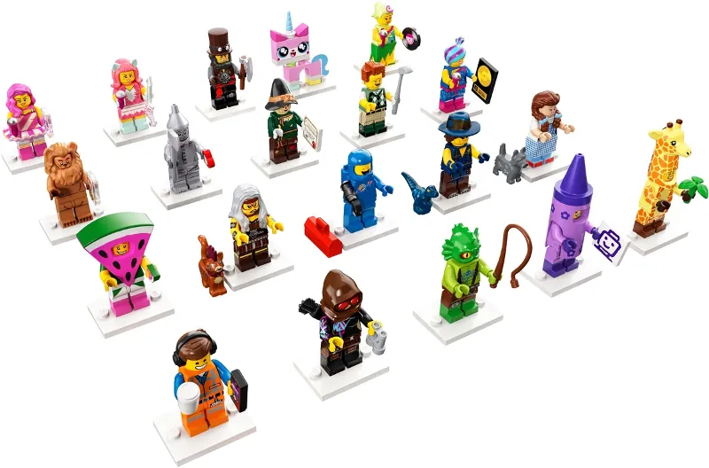 Minifigure, The LEGO Movie 2 (Complete Series of 20 Complete Minifigure Sets)