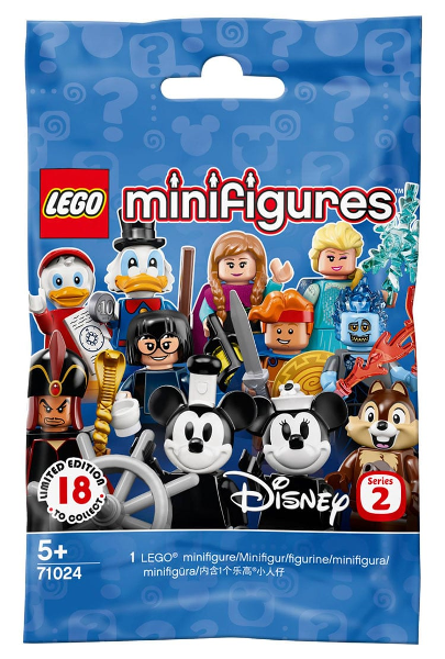 Minifigure, Disney, Series 2 (Complete Random Set of 1 Minifigure)