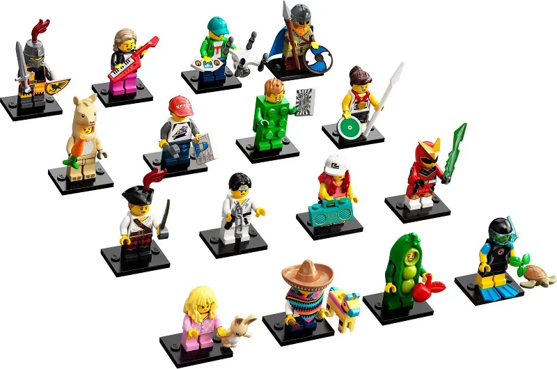 Minifigure, Series 20 (Complete Series of 16 Complete Minifigure Sets)