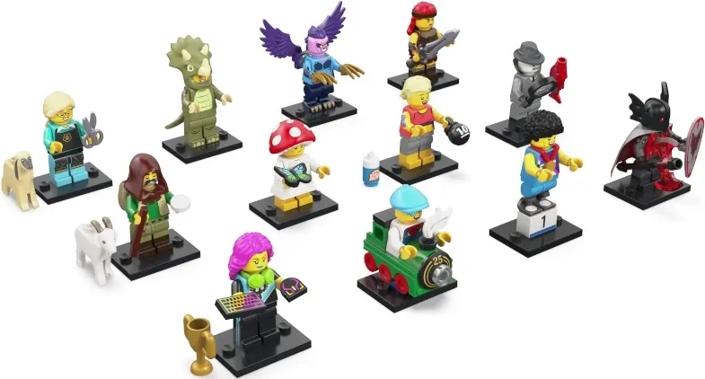 Minifigure, Series 25 (Complete Series of 12 Complete Minifigure Sets)