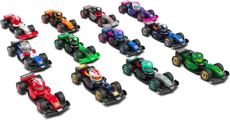 F1 Collectible Race Cars (Complete Series of 12 Complete Race Car Sets)